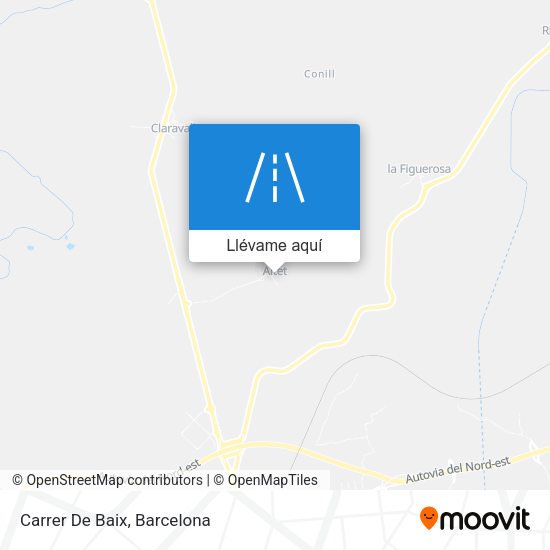 Mapa Carrer De Baix
