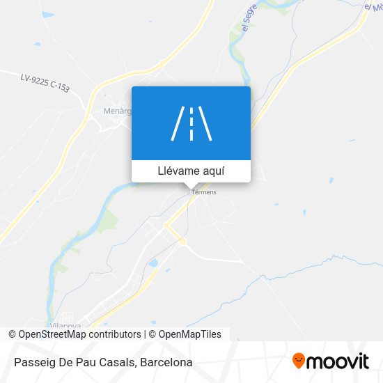 Mapa Passeig De Pau Casals