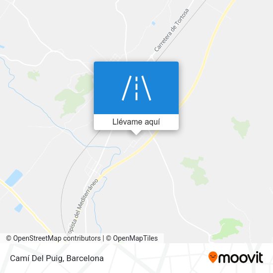 Mapa Camí Del Puig