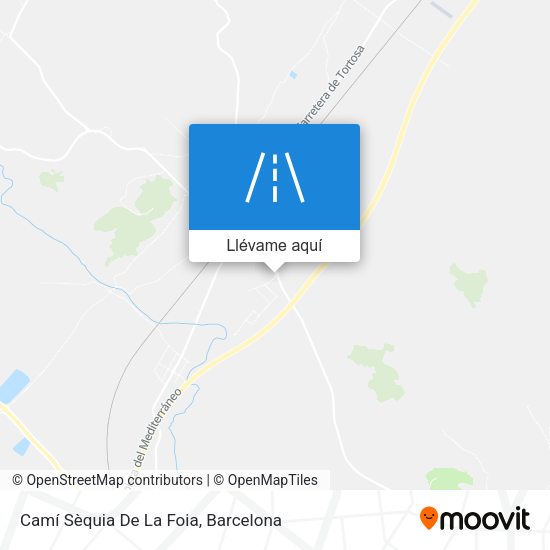 Mapa Camí Sèquia De La Foia