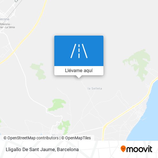 Mapa Lligallo De Sant Jaume