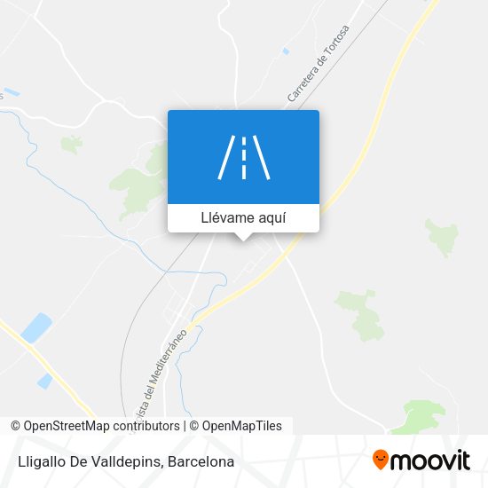Mapa Lligallo De Valldepins