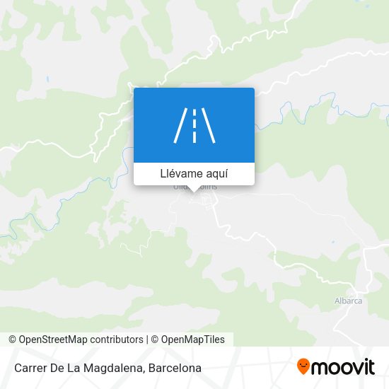 Mapa Carrer De La Magdalena