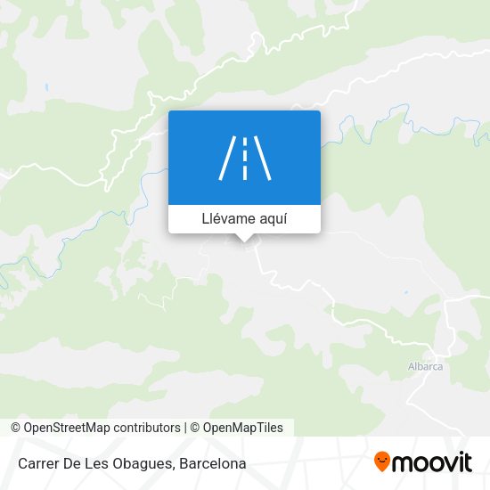 Mapa Carrer De Les Obagues