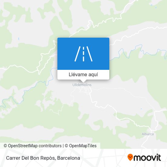 Mapa Carrer Del Bon Repòs