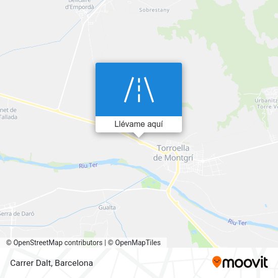 Mapa Carrer Dalt