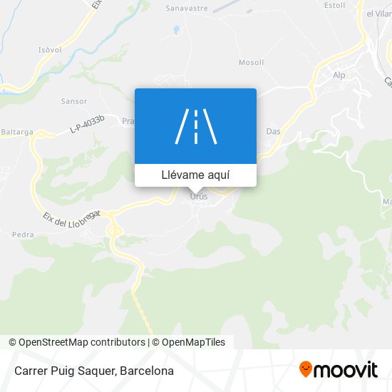 Mapa Carrer Puig Saquer
