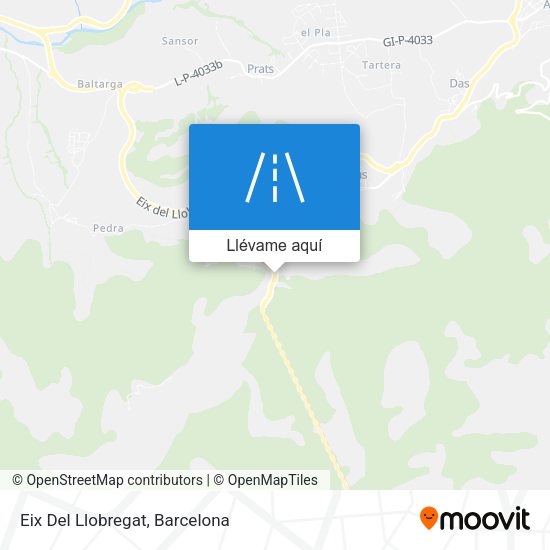 Mapa Eix Del Llobregat