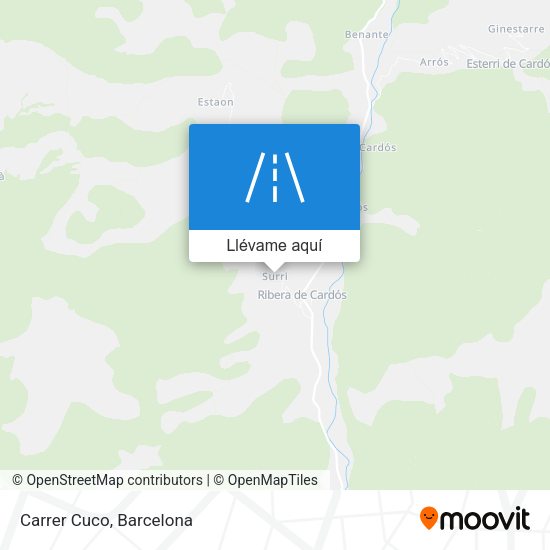 Mapa Carrer Cuco