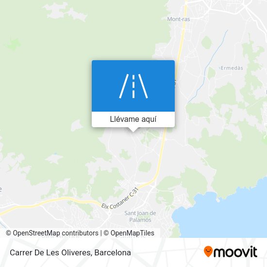 Mapa Carrer De Les Oliveres
