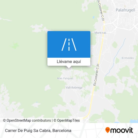 Mapa Carrer De Puig Sa Cabra