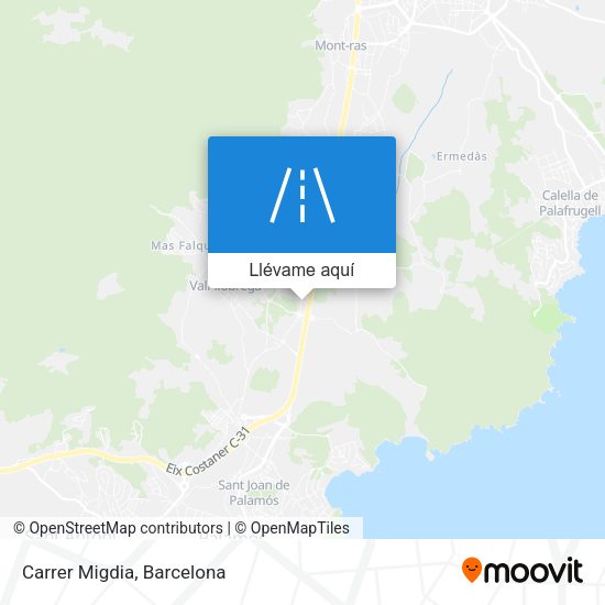 Mapa Carrer Migdia