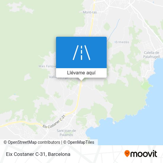 Mapa Eix Costaner C-31