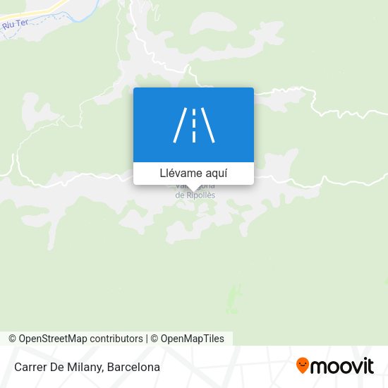 Mapa Carrer De Milany