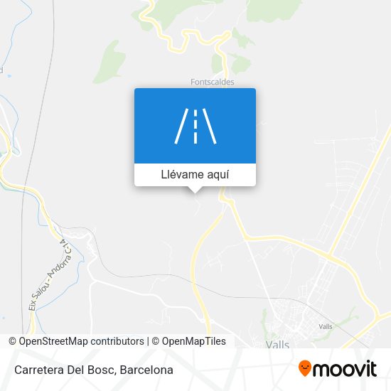 Mapa Carretera Del Bosc