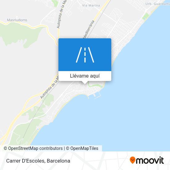 Mapa Carrer D'Escoles