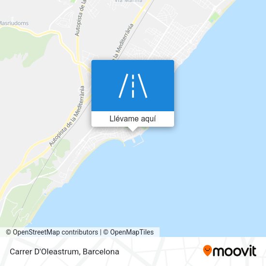 Mapa Carrer D'Oleastrum