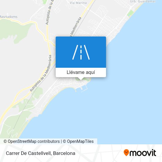 Mapa Carrer De Castellvell