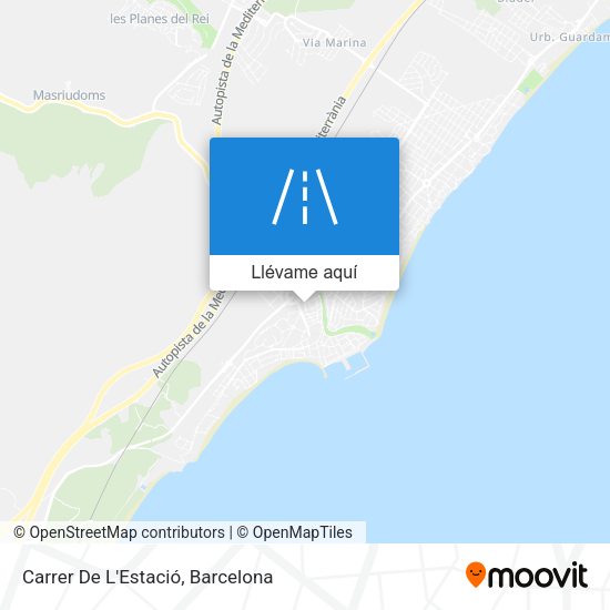 Mapa Carrer De L'Estació