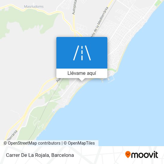 Mapa Carrer De La Rojala