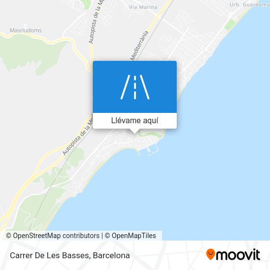 Mapa Carrer De Les Basses