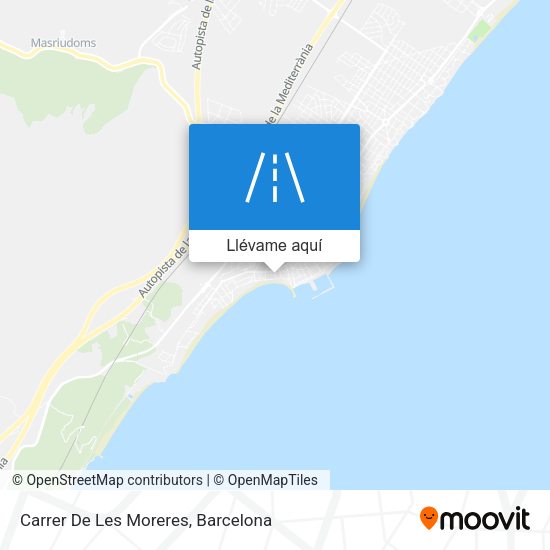 Mapa Carrer De Les Moreres