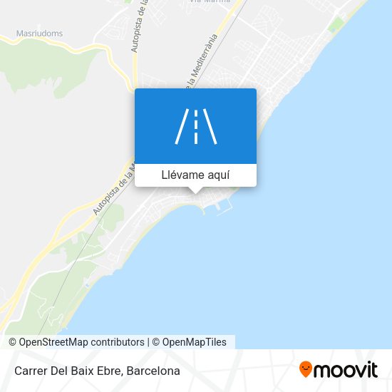 Mapa Carrer Del Baix Ebre