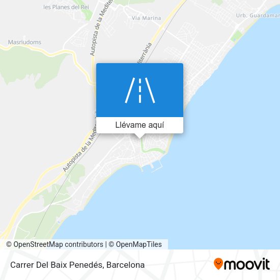 Mapa Carrer Del Baix Penedés
