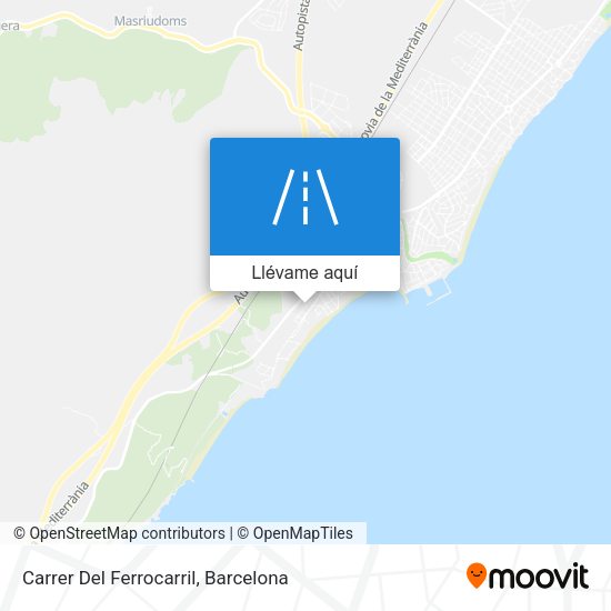 Mapa Carrer Del Ferrocarril
