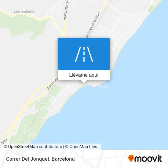 Mapa Carrer Del Jonquet