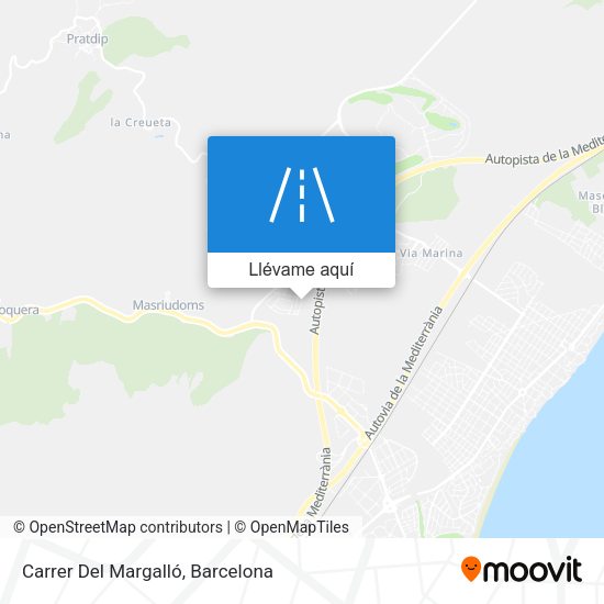 Mapa Carrer Del Margalló