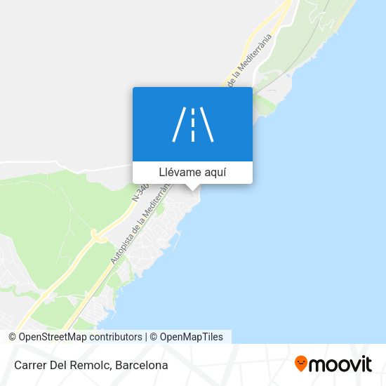 Mapa Carrer Del Remolc