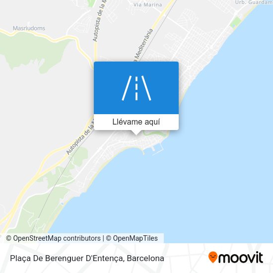 Mapa Plaça De Berenguer D'Entença
