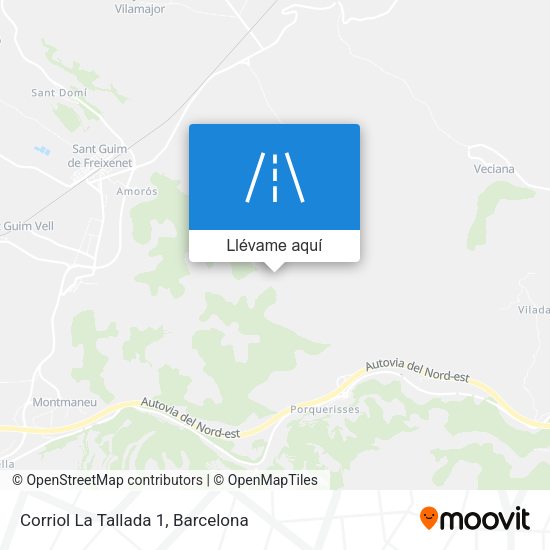 Mapa Corriol La Tallada 1