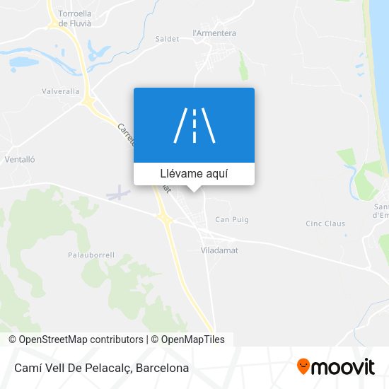 Mapa Camí Vell De Pelacalç