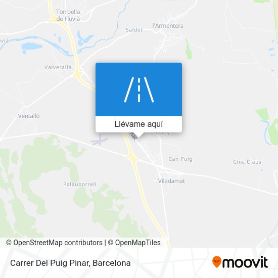 Mapa Carrer Del Puig Pinar