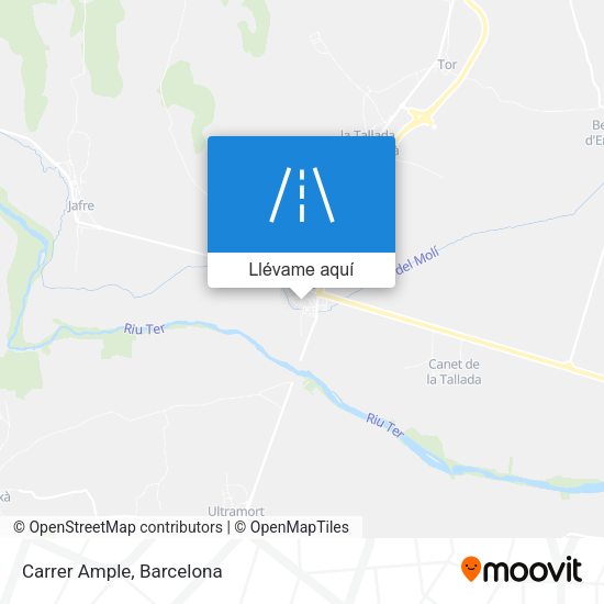 Mapa Carrer Ample
