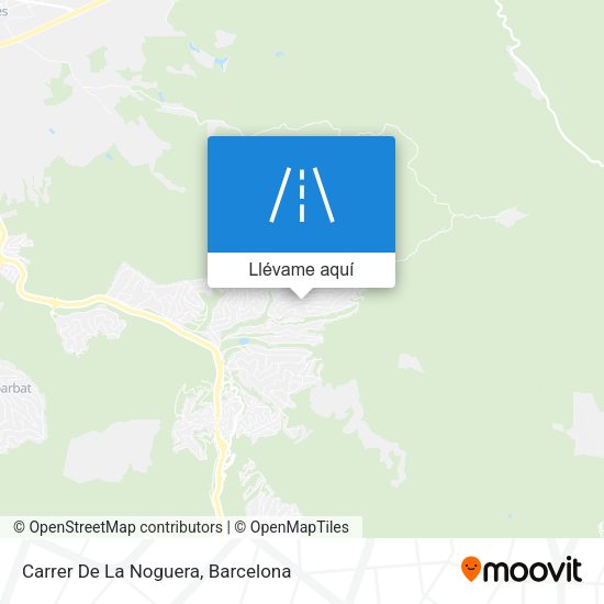 Mapa Carrer De La Noguera