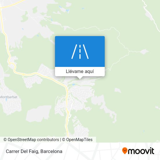 Mapa Carrer Del Faig