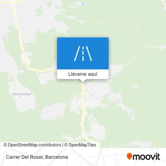 Mapa Carrer Del Roser