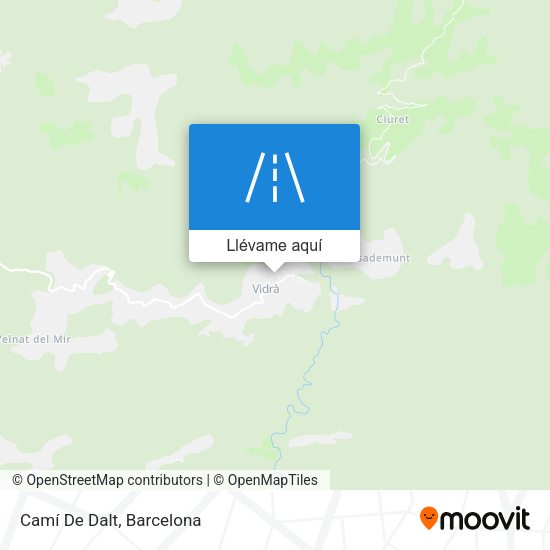 Mapa Camí De Dalt