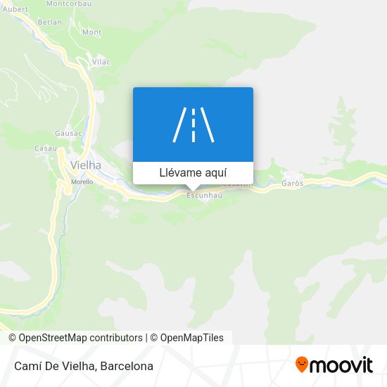 Mapa Camí De Vielha