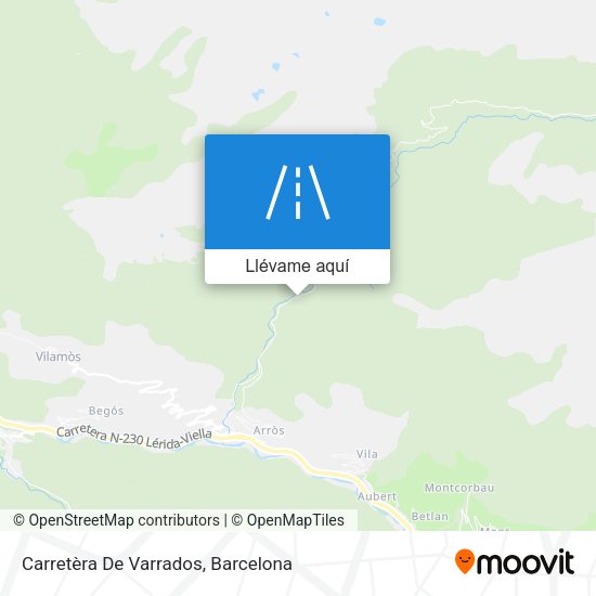Mapa Carretèra De Varrados