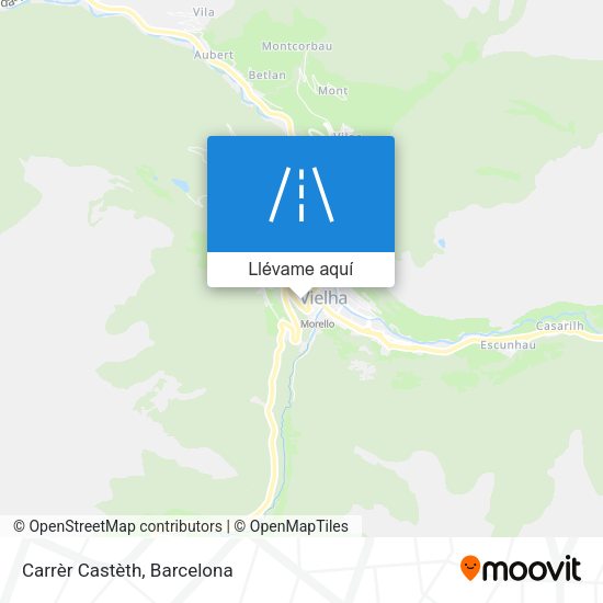 Mapa Carrèr Castèth