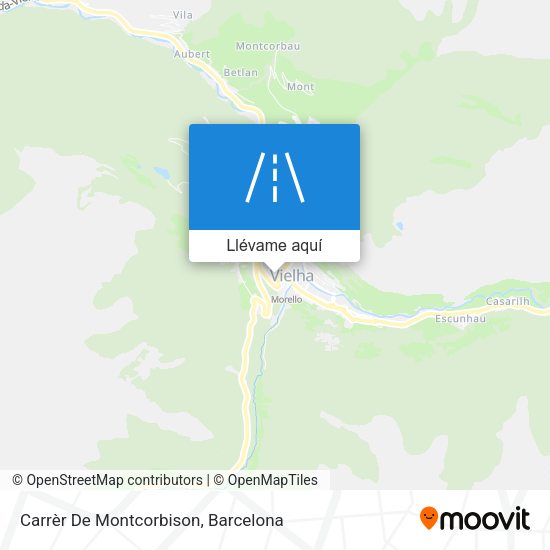 Mapa Carrèr De Montcorbison
