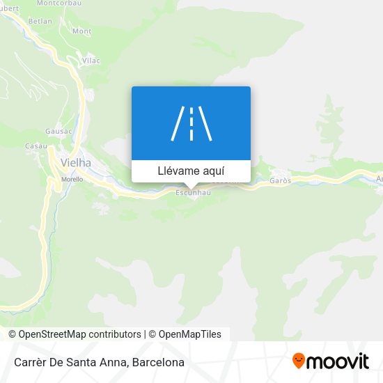 Mapa Carrèr De Santa Anna