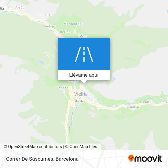 Mapa Carrèr De Sascumes