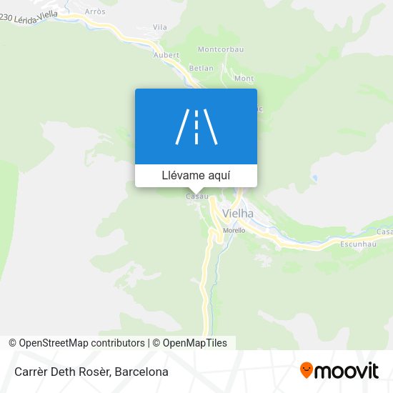 Mapa Carrèr Deth Rosèr
