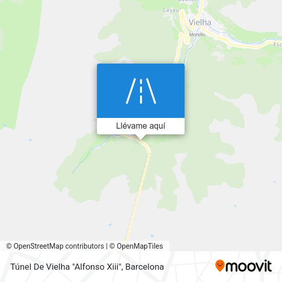 Mapa Túnel De Vielha "Alfonso Xiii"