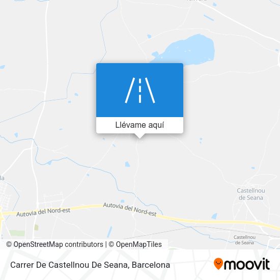 Mapa Carrer De Castellnou De Seana